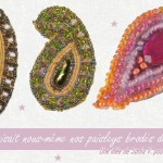 modèle broderie indienne