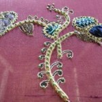 modèle broderie indienne