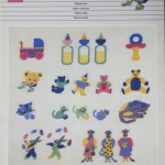 modèle broderie point de croix bebe