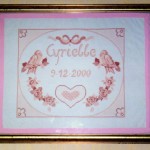 modèle broderie point de croix bebe