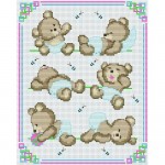 modèle broderie point de croix bebe