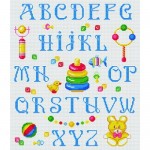 modèle broderie point de croix bebe