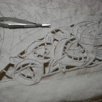 motif broderie blanche gratuite