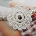 motif broderie blanche gratuite