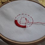 motif broderie coeur