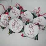 motif broderie de noël