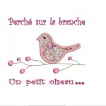 patron broderie oiseau
