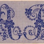 patron monogramme broderie